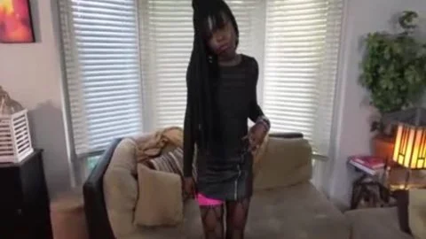 nasty Chocolate Skin Trans mistresse