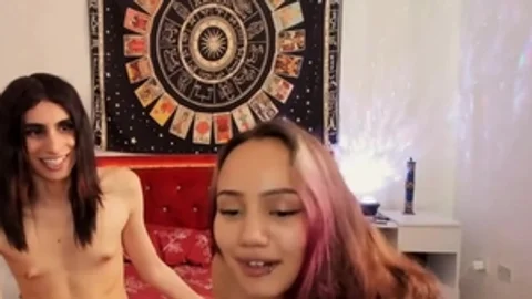 lovely chick Got penetrate By Petite Trans