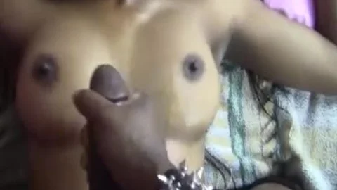 Female teen Learns To Take 10 Inch sheboys penis!