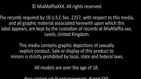 MIA MAFFIA IN PVC AROUND YOUR NECK AND MY knob IN YOUR face hole