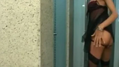 guy sucks Tcuties schlong In The tasty Tub during the time that he jerk offs himself.