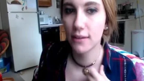 Smiling teen ladyman Next Door web camera