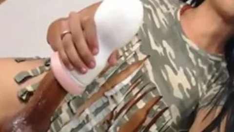 enormous penis ladyboy plows Her dildo