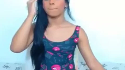 lady-teen With giant cock In Leotard Masturbatingp