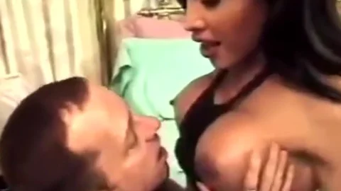 Vintage Of black Trans slut goddess Rimmed By White lad