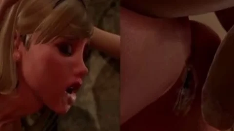 concupiscent sheboy Stepmom Gives A Gift To Her Stepson, 3D Futanari