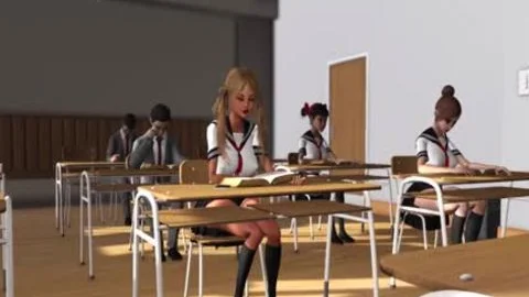 3d yummy Dickgirl Plays With A lovely Shy Teenager In The Basement