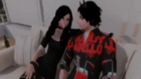 3D guy On Futanari Sissy chick!