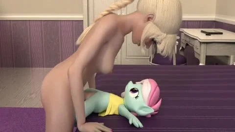 Amy's thick wish - mommy - 18 Year older Futanari pokes Doll!