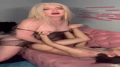 Two Cocks for the Price of One in This Tranny Foursome