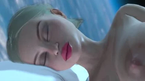 Earth Orbit - A Sex trip. Sex In Space Station! 3d Dickgirl Plays With A kinky 