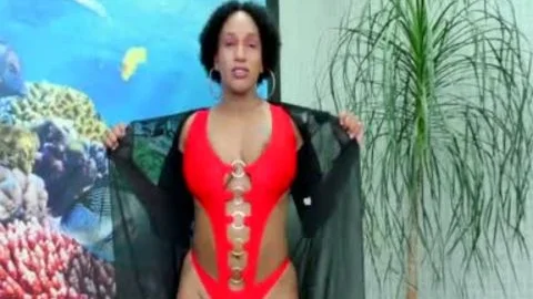 TS Granny Adrieli Pinheiro Self Sucks Her enormous Horse penis And Cums In face hole