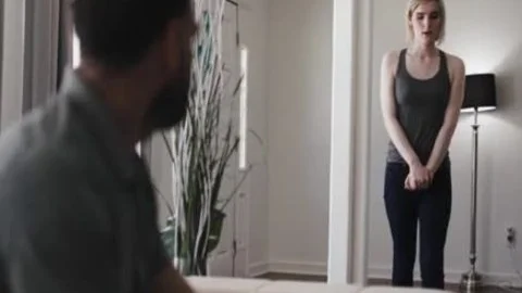 TS Ella Kissed And Gently Grabs The dong Of Her Ex-stepdad Ricky