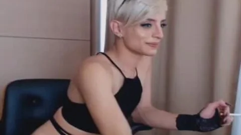 Trans Masturbate stiff 10-Pounder On Live web camera