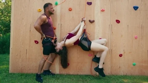 Trans Angels: Gorgeous Tgirl Takes on Athletic Challenge