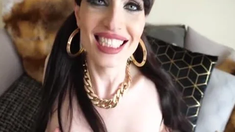 Natalie Mars Face boned With Pigtails before pleasure anal hammering - TranssexualAngel