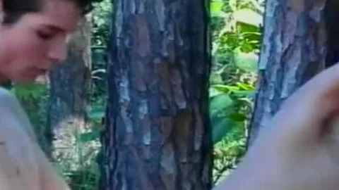 big Load gets Blown On brunette hair ladyman Penelope Jolie's cock After Boyfriend pokes Her wazoo In Woods