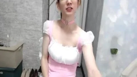 kinky goo flow And disrobe From Chinese Catgirl Maid Abby