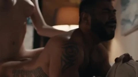 chunky chap Massages TS Stepdaughter And Lets Her group-sex His wazoo