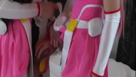 Cosplay twinks Playing