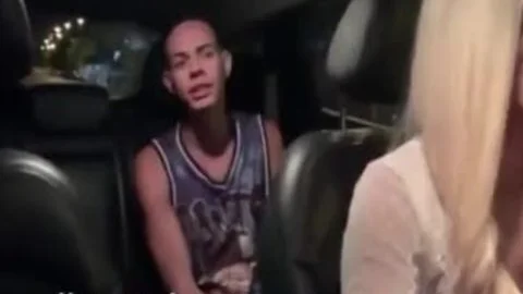 Blond tranny Predator Taxi Driver Pick Up A Street Boyx