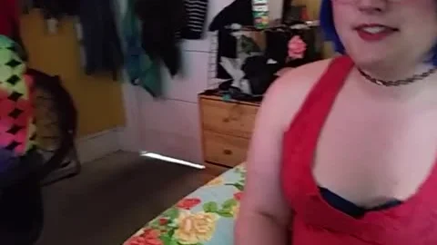 Trans beauty Roleplay Deepthroat pooper W messy (not) grandad