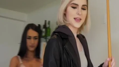 Waking Her man Up With A Trans trio
