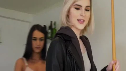 Waking Her fellow Up With A Trans threesome