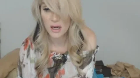 attractive sexy shelady Massturbates Her rod Hard