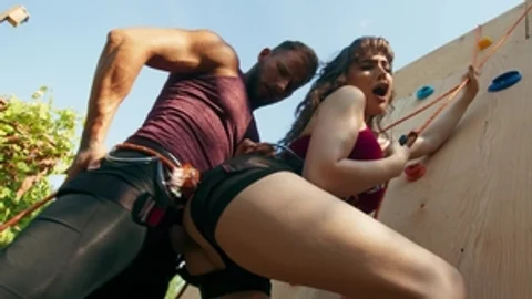 Trans Angels: Gorgeous Tgirl Takes on Athletic Challenge