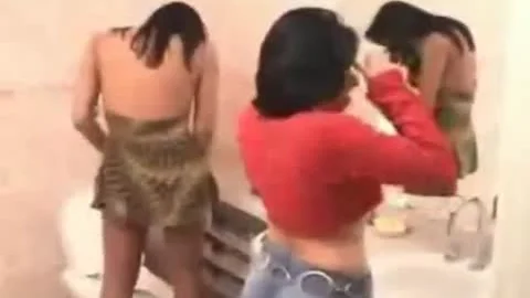 Michele screws In A Public Restroom 1