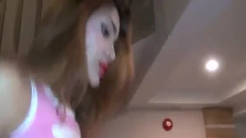 Ladyboy Wanks In Frustration In Not poked