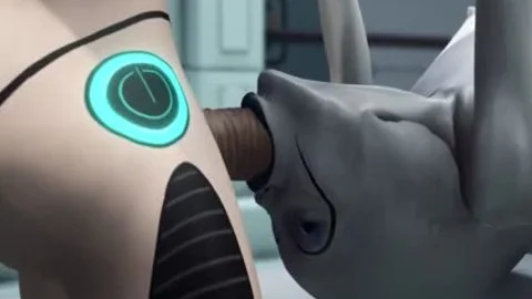 filthy Sex! Sci-fi Android hammers Hard An Alien In The Surgery Room In The Space Station