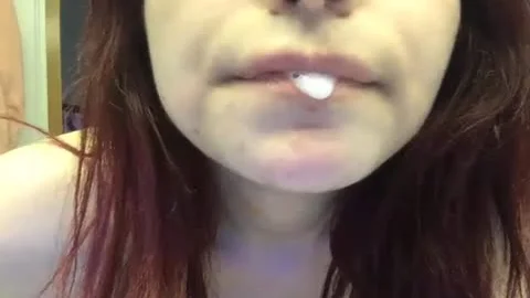 attractive Swedish Princess Gives A Messy cumshot In The Bathroo